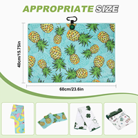 Serviette de golf à motif gaufré sur mesure en microfibre, fabrication tout-en-un avec avantage de chaîne d'approvisionnement complète