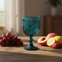 Chopes à bière modernes en verre gaufré coloré 12oz 8oz avec motifs floraux et bouchons en liège, compatibles lave-vaisselle pour fêtes et mariages