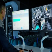 Machine de découpe de fenêtres CNC intelligente super performante avec bras robotique, correction automatique de l'angle et puissance élevée 50 kW