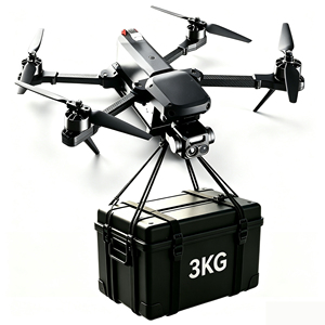 full set 10 Inch FPV rtf ai <b>Drone</b> with Remote Control 3kg Payload 15km Long Range 4K HD Camera Professional Mapping FPV <b>drone</b> - Product Image 1