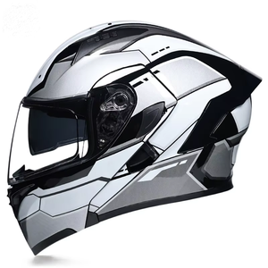 Cross-border Delivery Electric Vehicle Helmets for <strong>Men</strong> Women Full <strong>Face</strong> Tail Wings Protective <strong>Caps</strong>-ABS Material DOT - Product Image 3