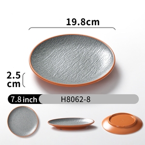 Juego de Vajilla de Melamina Estilo Americano CRONY H8061 Personalizado, Plato de Plástico Ecológico y Duradero de 6.5/8/10/12 Pulgadas para Hogar y Hotel - Product Image 3