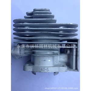 Cylindre en aluminium 40-5 pour moteur de débroussailleuse 2 temps 40cc - Product Image 1