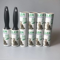 Superklebender Tierhaar-Entferner Fusselrolle für Möbel und Teppiche Reinigungsbürste Kleidungs-Fusselroller