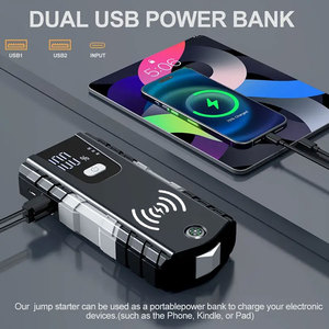 Arrancador de Coches 300A 7200mAh con Luz LED para Motores de Gasolina de hasta 8L o 10L, 50 Usos, Batería de Camión de 12V LH0682 - Product Image 6