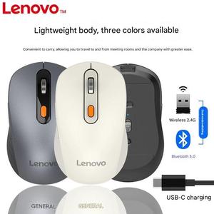 Ratón Inalámbrico Original Lenovo <span class=keywords><strong>Howard</strong></span> 2022, 2.4GHz, Diseño Especial, Ratón Óptico para Uso Diario en la Oficina - Product Image 2
