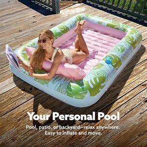 <span class=keywords><strong>Cama</strong></span> Flotante Inflable Negra para Tomar el Sol, Ideal para Piscinas y Bronceado - Product Image 3