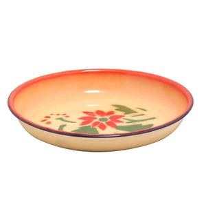 Assiette De Riz En Émail Déco Fleur Bon Marché - Product Image 5