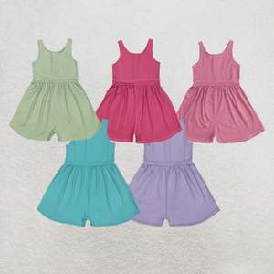 n-Stock - Monos de Yoga Transpirables sin Mangas para Bebés Niñas, Color Lavanda, Poliéster/Algodón - Product Image 1