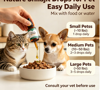 Gouttes liquides de Shilajit de l'Himalaya 100% naturel pour chiens, chats et petits animaux. Riche en acide fulvique et en plus de 80 oligo-éléments