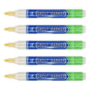 <span class=keywords><strong>Stylo</strong></span> marqueur pour joints de carrelage – Encre permanente multicolore, étanche et anti-moisissure pour réparation et remplissage - Product Image 1