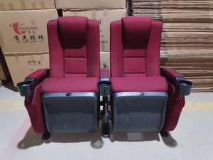 Silla de cine en movimiento, asiento de teatro butaca con portavasos - Product Image 5