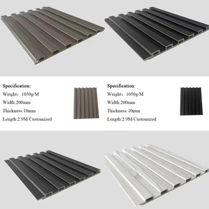 Trong nhà WPC slat phân vùng tường <span class=keywords><strong>PVC</strong></span> tấm Tường Nội Thất WPC louver tuyệt vời tấm Tường - Product Image 3