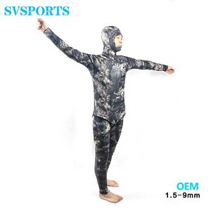 Alta calidad 2 pieza traje de mar verde para pesca submarina 2 pieza traje de neopreno - Product Image 1