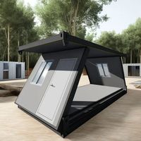 Maisonnette moderne de 20 pieds en kit, isolée avec panneaux sandwich, pour école/salon, chambre d'hôtes modulaire portable, ou abri de jardin DIY