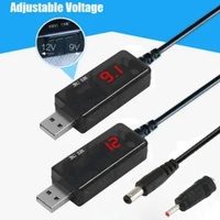 Cable de alimentación tipo C PD a DC 5,5*2,1mm 5V a 12V Boost Converter WiFi a Powerbank conector tipo C Cable para enrutador Wifi ventilador