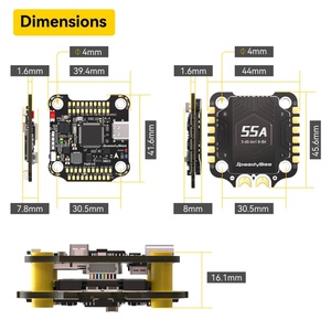 Pièces détachées pour drone RC SpeedyBee F405 55A 4-en-1 ESC en plastique - Product Image 6