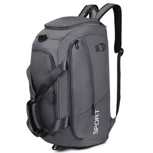 Wholesale Custom Large Capacity Weekend Gym Waterproof Sports Fitness Duffle <b>Backpack</b> Travel Duffel Bag With Shoes Compartment - Product Image 3
