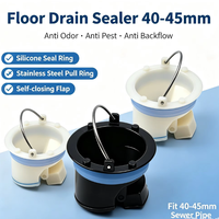 Sellador de Desagües de Piso 40-45mm - Antiolores y Antiplagas, Válvula Antirretorno, para Baño, Cocina y Desodorante de Alcantarillado
