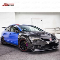 Bisonjs-tuyau d'air en FIBER de carbone, STYLE de course, pour HONDA CIVIC FD2 4DR JDM, 2006 — 2010