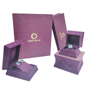 Shero, venta al por mayor, cajas de joyería de embalaje, caja de anillo de compromiso, caja de joyería para pendientes y anillo individual - Product Image 2