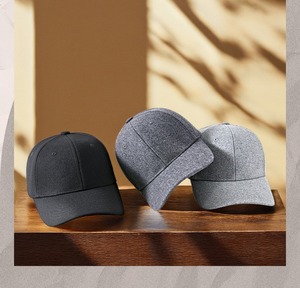 Nueva llegada Unisex invierno cálido sombrero deportivo <span class=keywords><strong>de</strong></span> <span class=keywords><strong>lana</strong></span> logotipo personalizado gorra <span class=keywords><strong>de</strong></span> béisbol <span class=keywords><strong>para</strong></span> correr al aire libre estilo Vintage Formal deportes <span class=keywords><strong>lana</strong></span> - Product Image 2