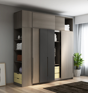 Lemari pakaian kayu murah furnitur praktis berkualitas tinggi - Product Image 3