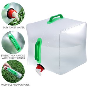 Collapsible <strong>Water</strong> Canister Outdoor Folding <strong>Water</strong> <strong>Carrier</strong> Camping Portable <strong>Water</strong> Container with <strong>Tap</strong> - Product Image 3