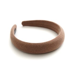 Diadema de color té con leche para mujer, otoño e invierno, estilo coreano, sencilla, de ala ancha, accesorio elegante para el cabello, pinza para el cabello - Product Image 5
