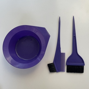 Conjunto de 4 Peças Personalizáveis de Tigela e Pincel para Mistura de Tintura de Cabelo com Cores Personalizadas para Acessórios de Estilização de Cabelo - Product Image 3