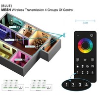 Controlador de Tira LED Zigbee Tuya Smart Life APP WiFi, Interruptor de Atenuación LED, Control por Voz BT 2.4G RGB RGBW CCT, con Control Remoto, 5V-24V