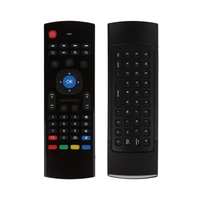 Prix spécial clavier complet double face design MX3 mini clavier 2.4G sans fil 6 axes gyroscope air souris TV box télécommande