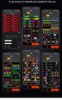 2 uds 16*96 Dynamic Devil Eyes Panel LED pantalla coche Flexible parabrisas luz tablero inteligente desplazamiento mensaje suave LED animación