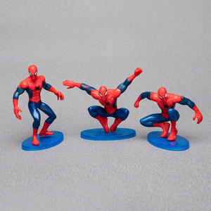 Adorno para Pastel de Cumpleaños Infantil, Juego de 7 Piezas, Figura de Acción de Spiderman de PVC Sólido, Personaje de Películas de Marvel, Modelo de Juguete - Product Image 6