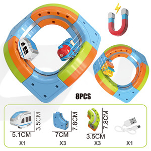 Juego de 8 Piezas de Pista Magnética de Levitación, Tren Eléctrico Antigravedad, Juguete Educativo para Niños - Product Image 1