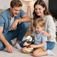 Poupée en peluche Jésus brodée sur mesure, anti-stress, douce, personnalisée, jouet chrétien, 28 cm, moderne, pour les fêtes