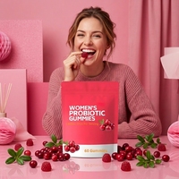 Gummies Probiotiques pour Femmes Marque Privée OEM – Santé Intime, Flore Vaginale, Anti-Odeur, Baies, Digestion, Canneberge