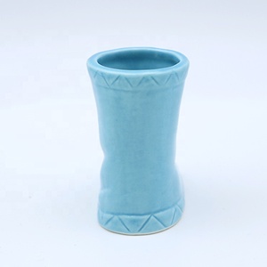 מותאם אישית כחול הצייד גשם מגלושים פורצלן מיני כוסות גוז זכוכית שוט קרמיקה לטקילה עבור טקילה - Product Image 5