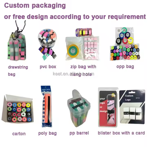 KEET Durable Tacky Tennis Raqueta Overgrip Mezcla de colores Badminton Grip <span class=keywords><strong>Padlle</strong></span> Overgrips - Product Image 5