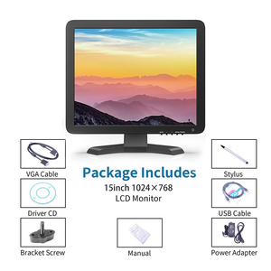 จอภาพ TFT LCD ความละเอียด 1024x768 สำหรับกล้องวงจรปิด พร้อมหน้าจอสัมผัสแบบ Capacitive และไฟแบ็คไลท์ LED - Product Image 6
