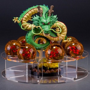 Juguete de dibujos animados <span class=keywords><strong>Shenron</strong></span> y bolas de 3,5 cm Juego de estatua de resina con soporte acrílico PVC Nuevo ODM Decoración para el hogar y regalos - Product Image 1