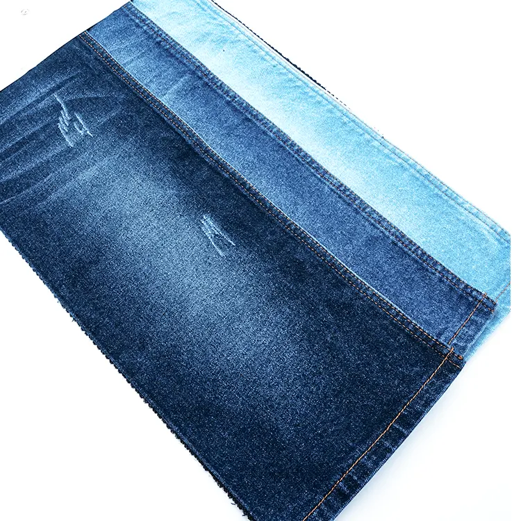 Crosshatch slub 64/65 "tela vaquera para jeans material textil de alto estiramiento para mujeres proveedor de China