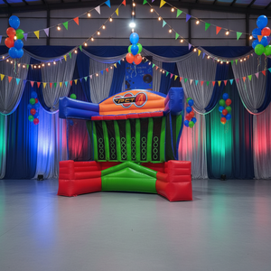 Jeu de tir au basketball gonflable géant Commercial Sport Connect Four pour location de fête - Product Image 2