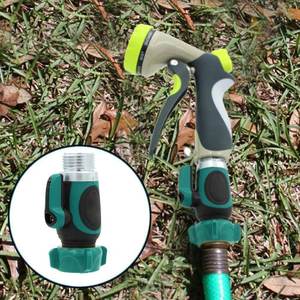 Conector de Plástico Duradero con Válvula para Tubería de Riego de Jardín, para Uso con Mangueras de Gran Tamaño - Product Image 1