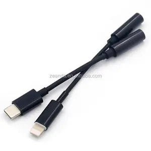 Tùy chỉnh loại C đến 3.5mm âm thanh cắm Cáp Stereo âm thanh tai nghe kết nối