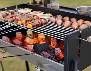 Parrilla Portátil para Exteriores de Carbón sin Humo con Tres Velocidades de Ajuste Dinámico, Plegable para Facilitar la Cocina en Campamentos - Product Image 3