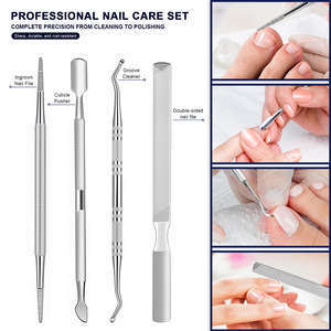 Nouveau kit de pédicure en acier inoxydable 7 pièces, coupe-ongles pour ongles incarnés, coupe-ongles rotatif à 360°, vente en gros - Product Image 4