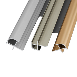 Bande d'angle moderne en alliage d'aluminium personnalisée cristal de carbone panneau de roche bord d'angle de mur en arc accessoires de <span class=keywords><strong>carrelage</strong></span> mural d'étanchéité - Product Image 6