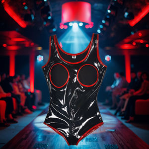 Costume da Bagno Intero Sexy in Latex Sottile, Bikini con Petto Scoperto, Lingerie Aderente a Specchio, Intimo Sexy da Donna - Product Image 5