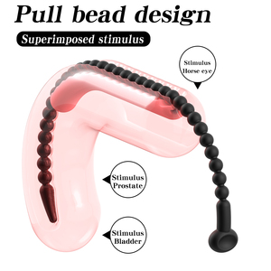 Sumbat Penis suara uretra kateter dilator silikon <span class=keywords><strong>Stimulator</strong></span> prostat sumbat uretra, mainan seks dewasa untuk alat kepuasan seks pria - Product Image 3
